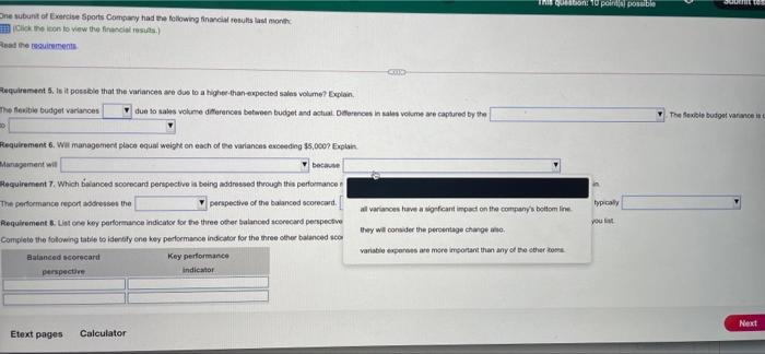 exceeding 10% (both criteria must be met)? 4. Should pnly unfavorable variances