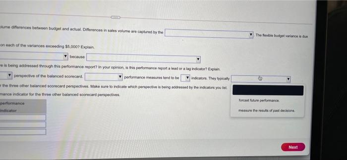 perspective is being addressed through this performance report? In your opinion, is