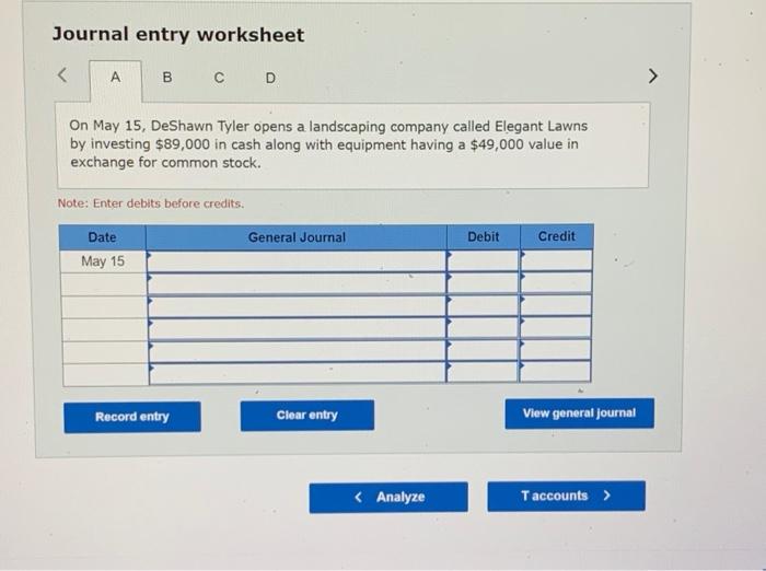 part 2A: General Journal part 2B: General Journal part 2C: General Journal