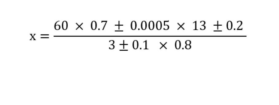 Hello can someone help me in combining uncertainties? Please include the complete
