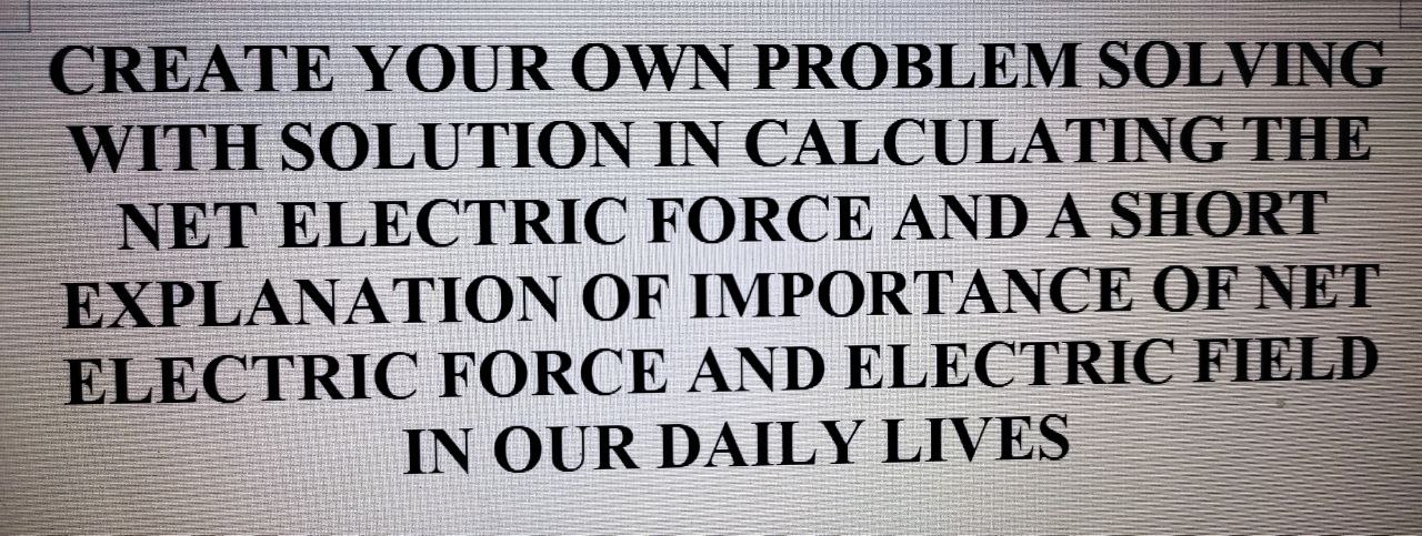  CREATE YOUR OWN PROBLEM SOLVING WITH SOLUTION IN CALCULATING THE NET