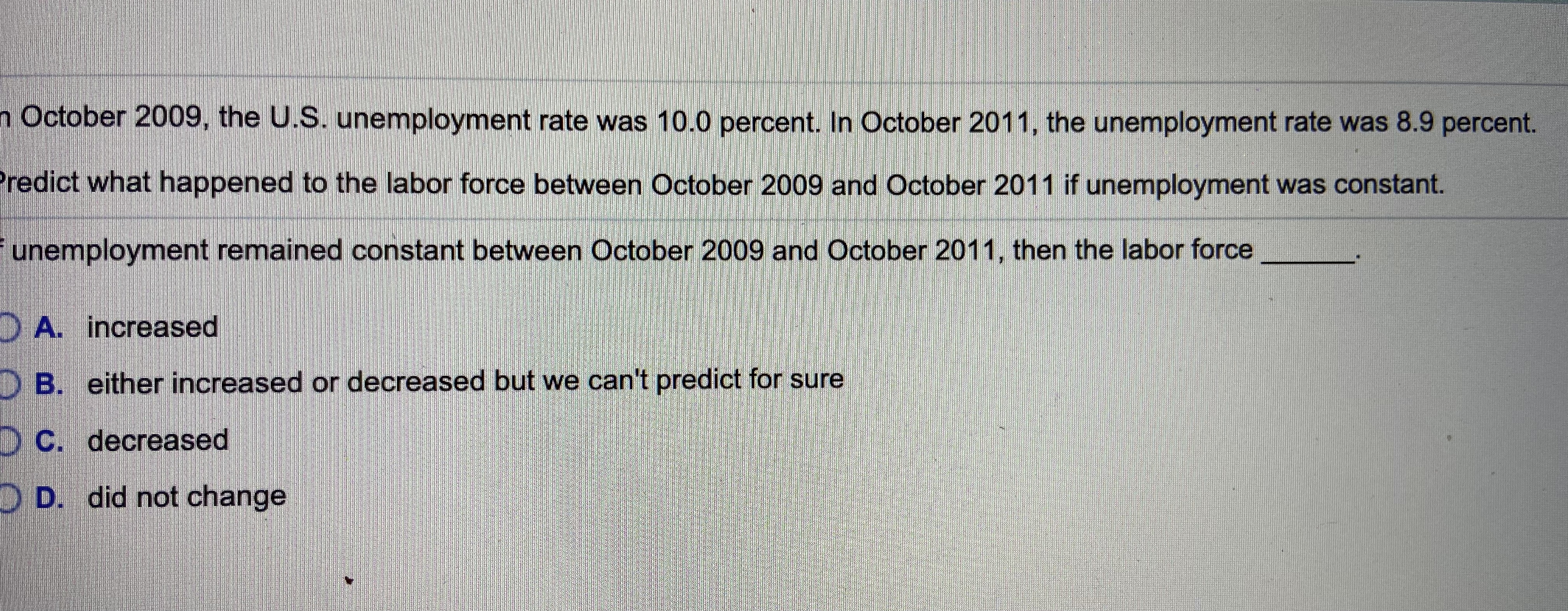force participation rate is the percentage of the who are members of