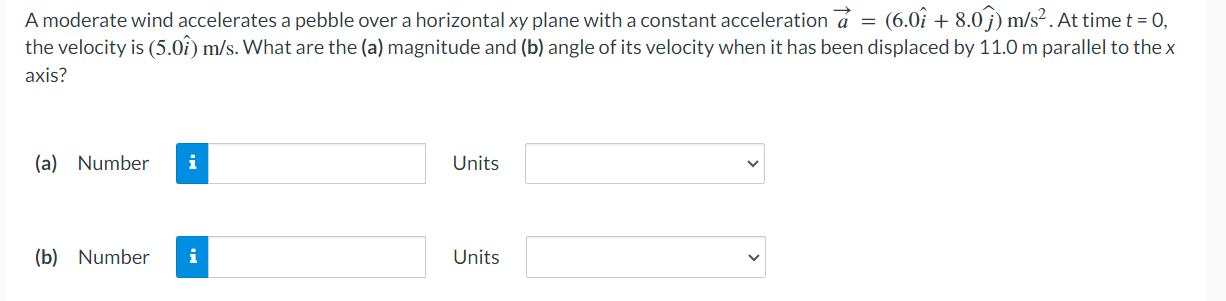 half of that distance? (b) The second half? (c) How far does