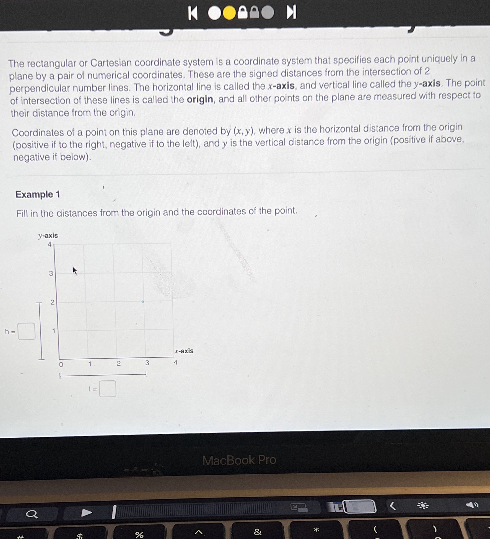  The rectangular or Cartesian coordinate system is a coordinate system that