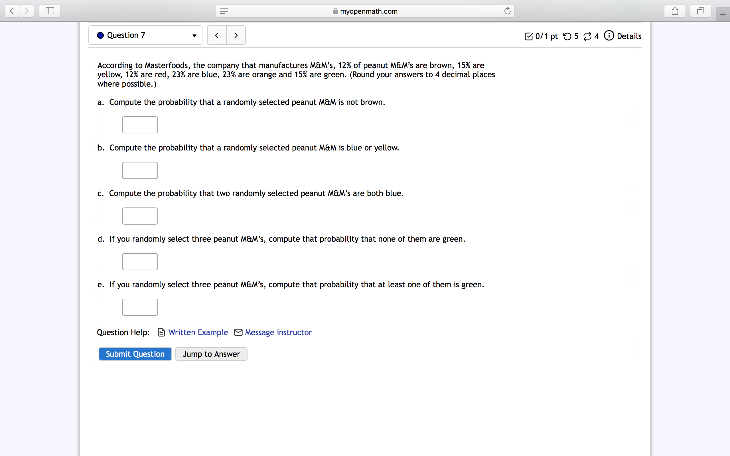 a 0/1 pt '0 5 Q 4 G) Details 0 taught warning
