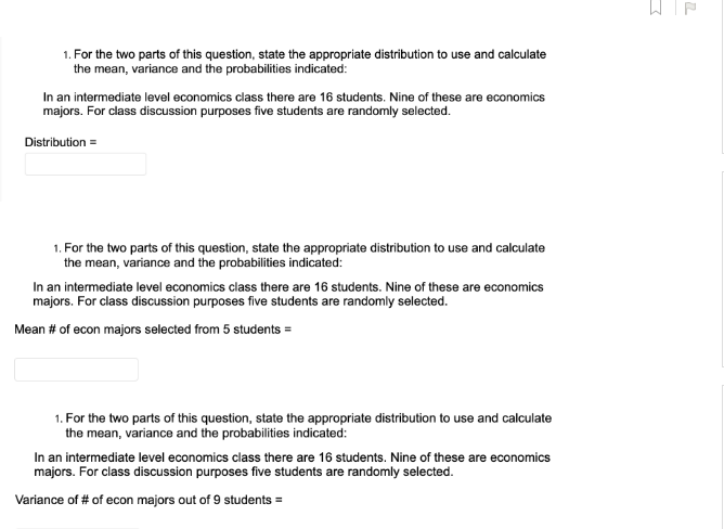 indicate the cash distribution to be made at the end of the