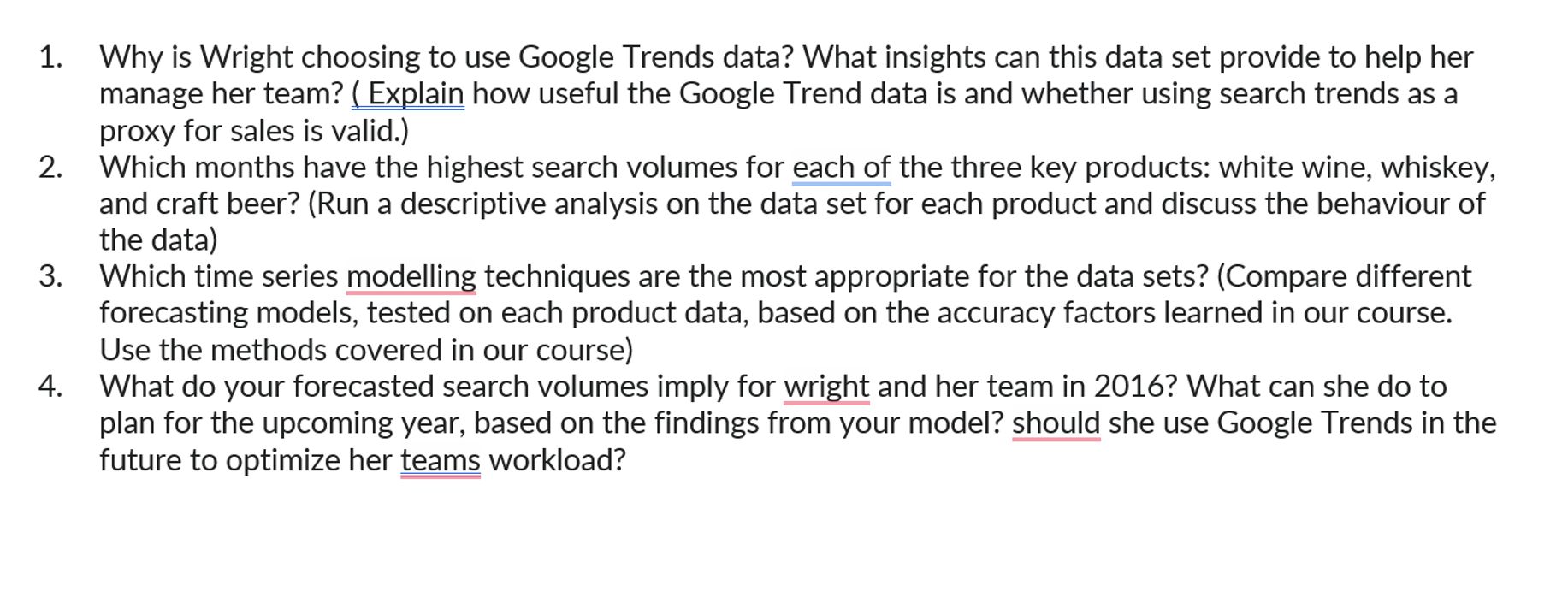  In December 2015, Cynthia Wright, a vice-president at Skyrose Marketing Agency