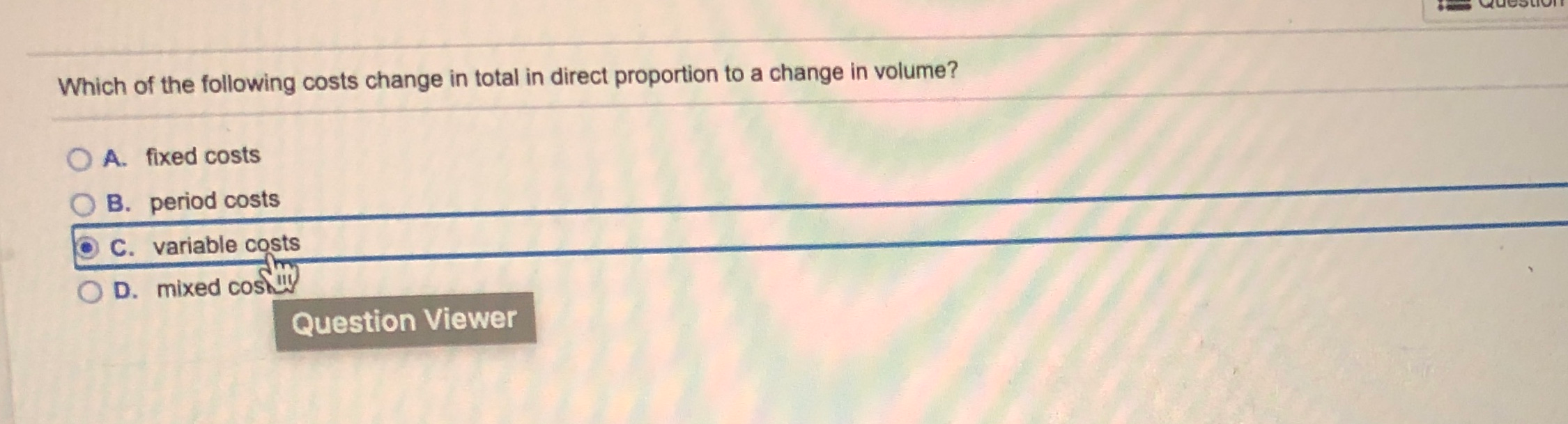 for $4.34 per unit. Unit variable cost is $0.06. The breakeven point
