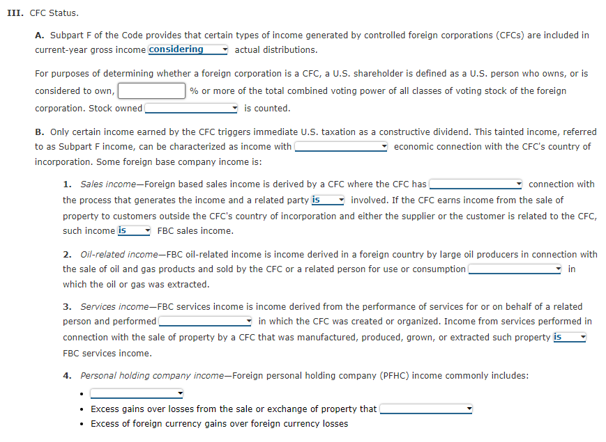 accountant for Venture Company, a U.S. corporation. The board of directors is