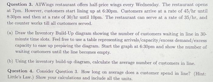 Please solve this correctly and show work (using 30 min time slots)