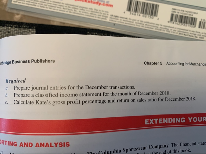 of the Serial Problem: Kate's Cards from Chapters / through 4.) SPS.