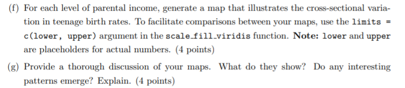 (20 points) For this exercise, you will use the social mobility. csv