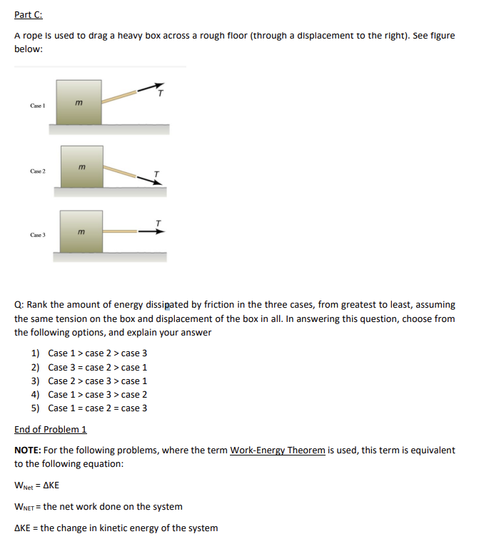 from rest up a rough incline by Box 1 [see the figure