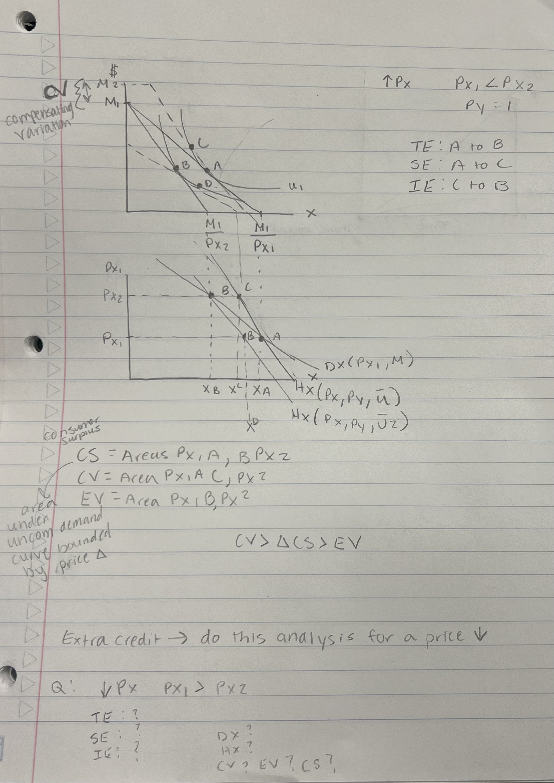 D T PX PX , A ( S > EV by