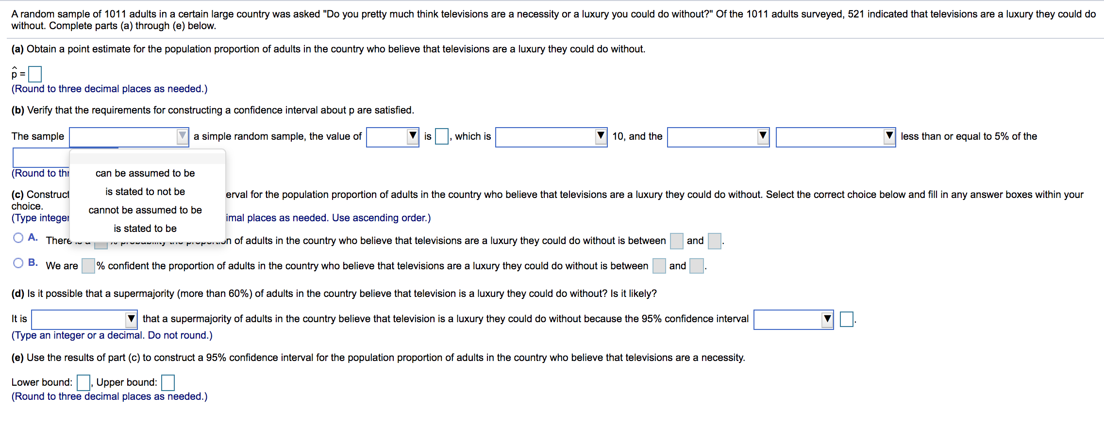 a certain large country was asked "Do you pretty much think televisions