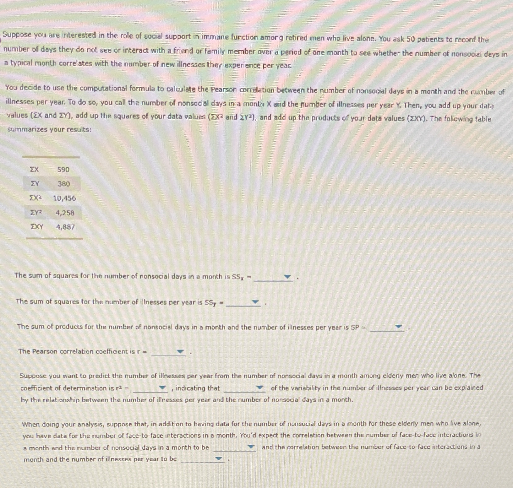 (Ch 14-prob set-Q5) please answer all the questions by finding the numerical
