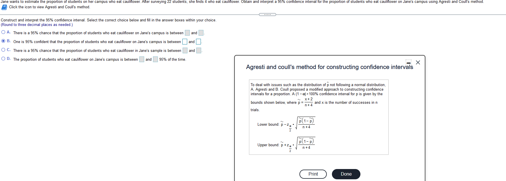 students were asked to answer 42 trivia questions from a board game.