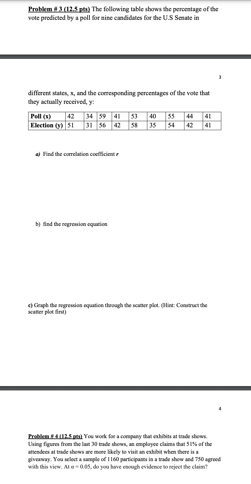 SHOW ALL YOUR WORKPlease answer these two questions thoroughly and I will