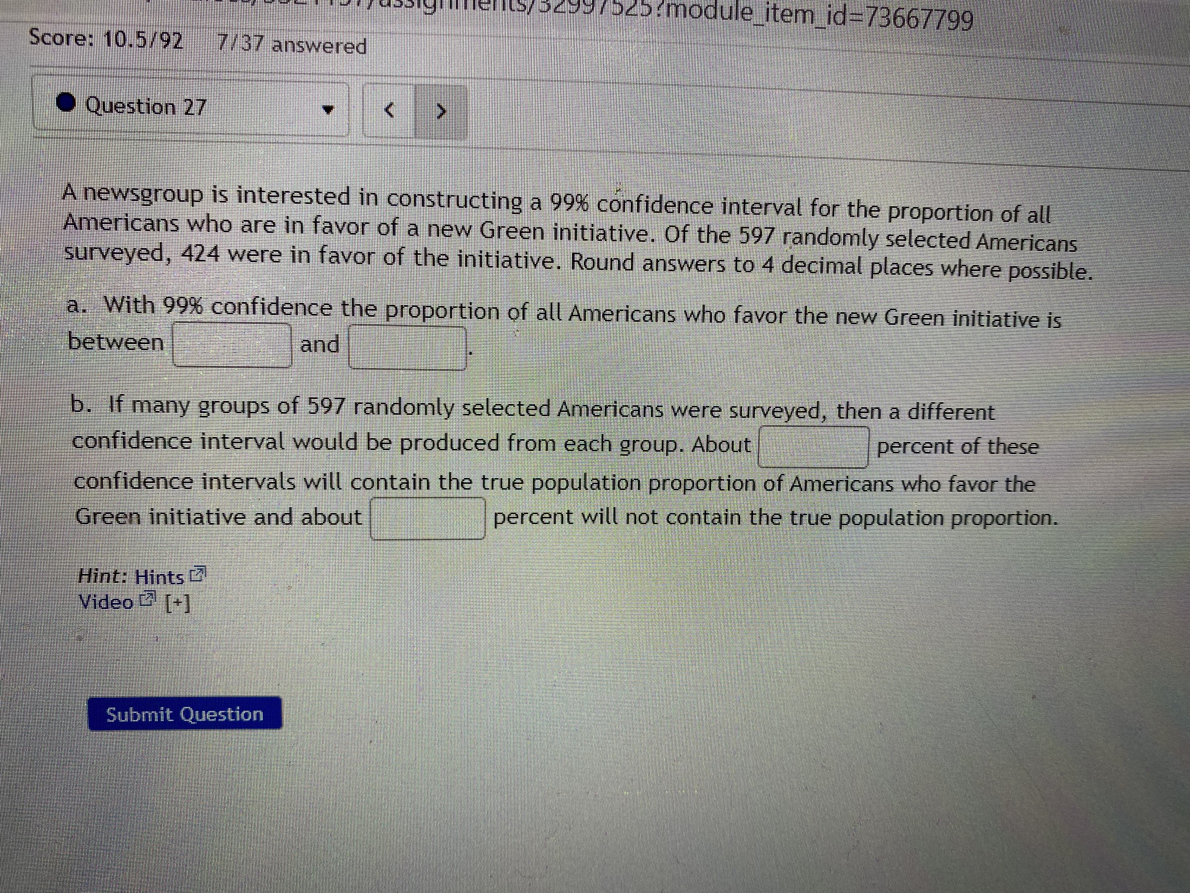 The data below show the number of missed days for 15 randomly