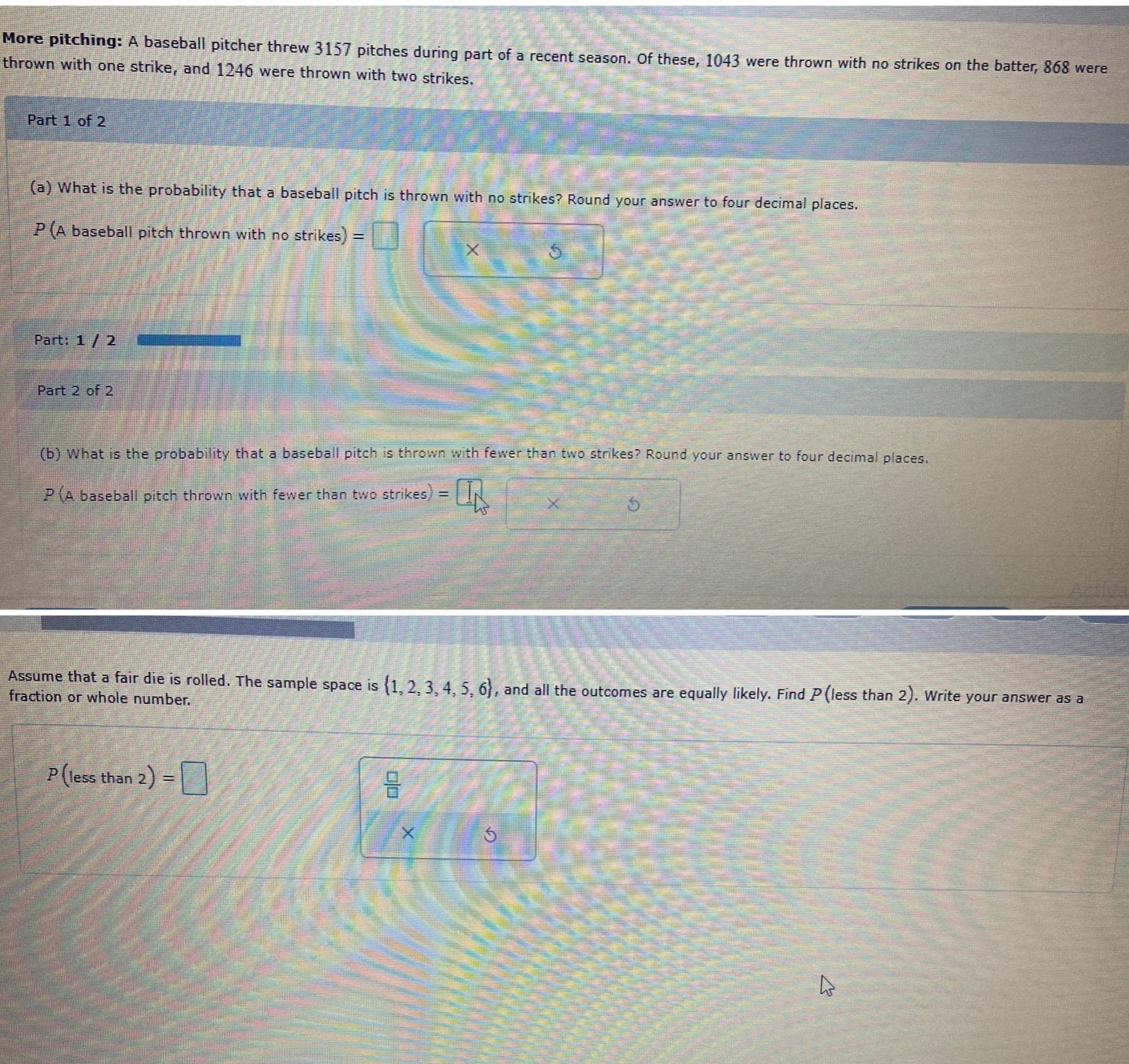 I need help on these questions based on these two word problems