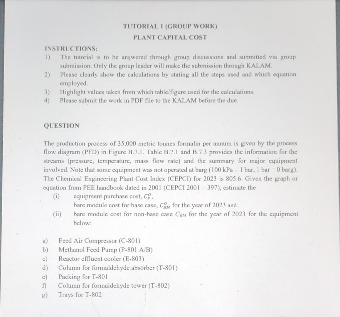  Bare module cost for non-base case CBM for the year of