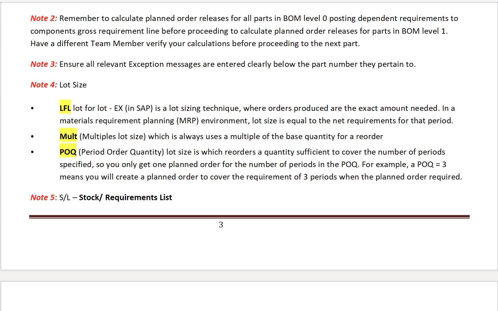 in 2 weeks. INSTRUCTIONS - All 3 of the following must be