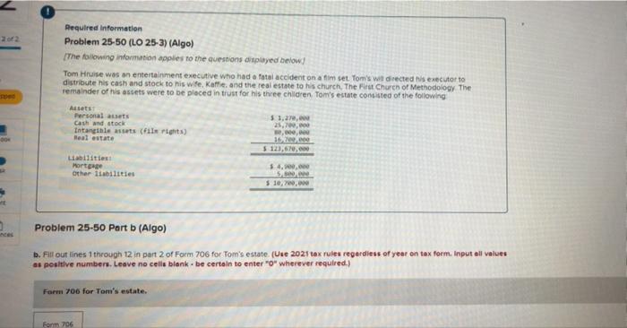 to distribute is cash and stock to his wife, Kate, and there