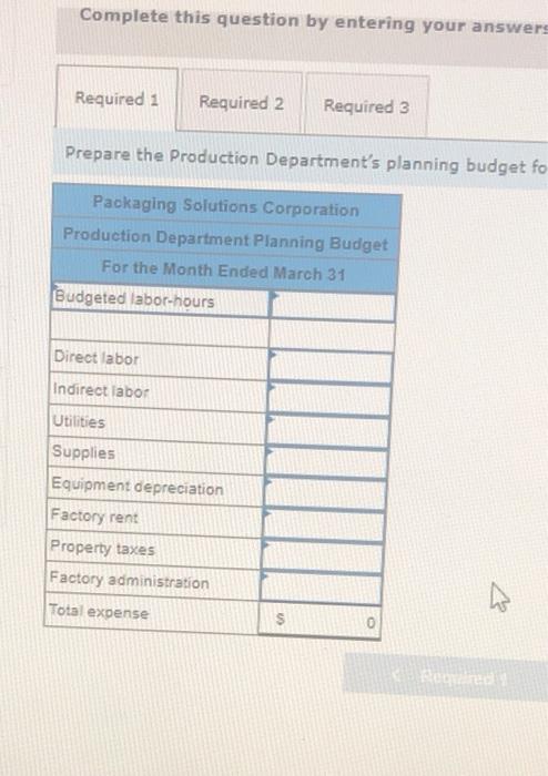 wide variety of packaging products. Performance reports are prepared monthly for each