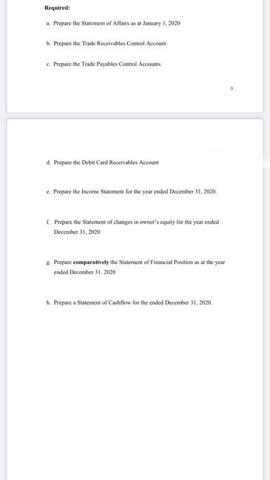 follows: Bank Account Receipts s Payments S Trade receivables 430,100 Trade payables