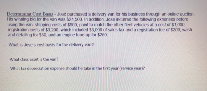 2xd purchased office furniture on February 14, 2xx3, at a price of