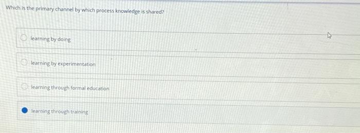 learning by doing learning by experimentation learning through formal education learning through