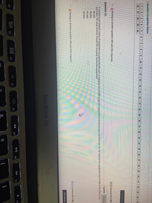  Question Completion Status 6 + 23 3730 5 40 7 9