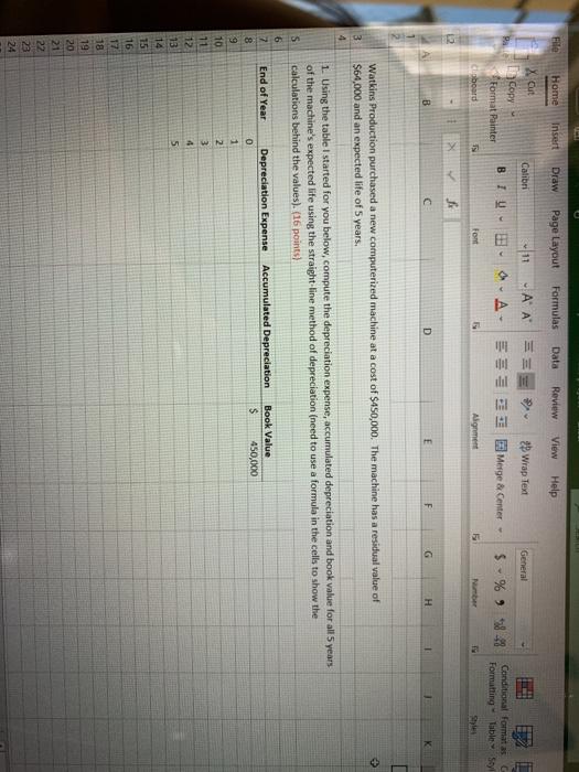  File Home Insert Draw Page Layout Formulas Data Review View Help
