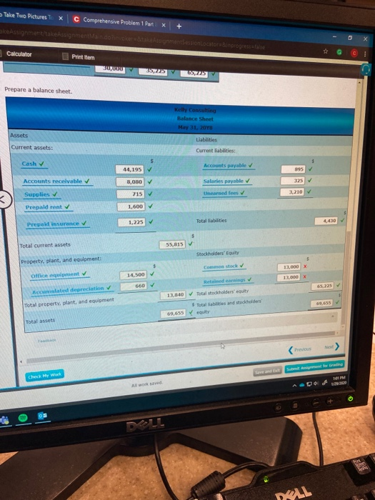 Comprehensive Problem 1 Part 8: The following is a comprehensive problem which
