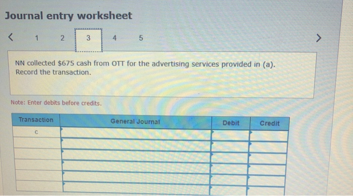 provided this month on account b. OTT repaired some of NN's equipment