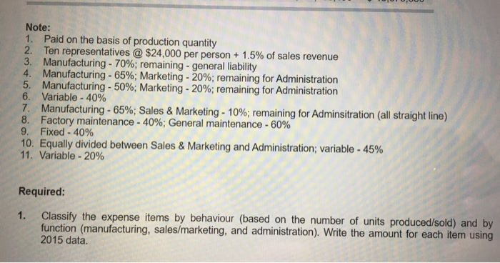 Corporation's North American division for the years 2014 and 2015. During these