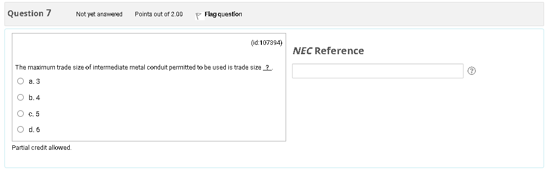 (id:107392) NEC Reference Generally, no conductor larger than ? shall be installed