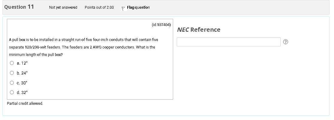 d. 4/0AWG NEC Reference The smallest single current-carying conductor cable permitted to
