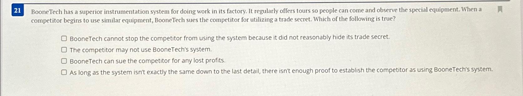  21 BooneTech has a superior instrumentation system for doing work in