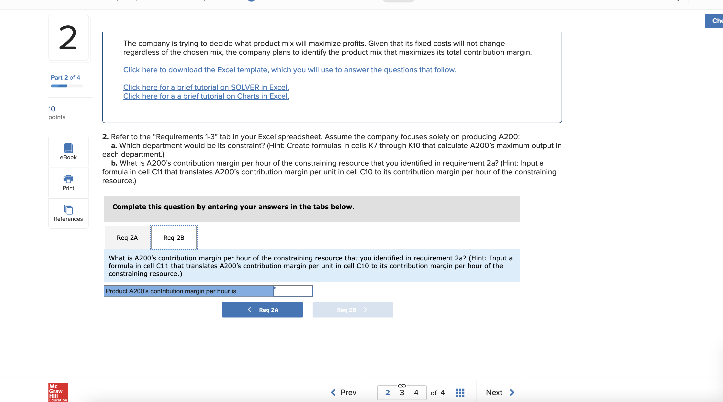of the chosen mix, the company plans to identify the product mix