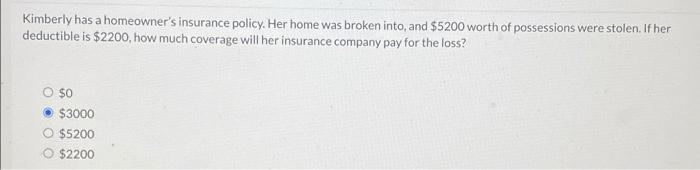 If the market value of your home is $250000, but the replacement