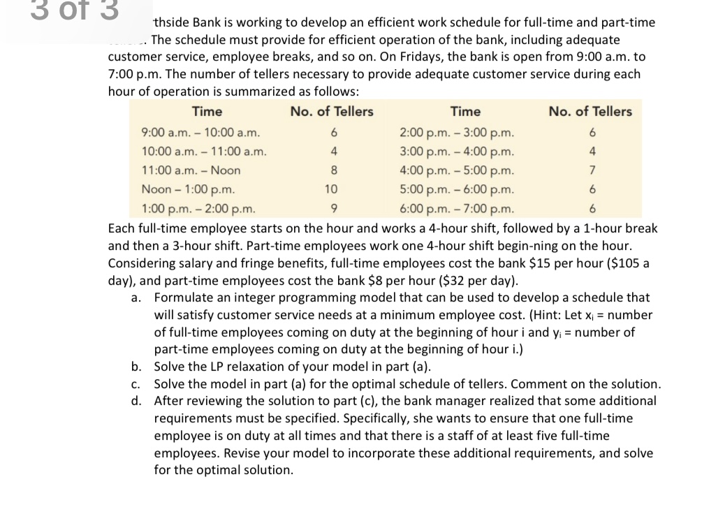 Please answer on excel and show how to work out and complete