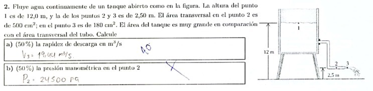 2. de un abierto punto I es de 12," m, y Ia