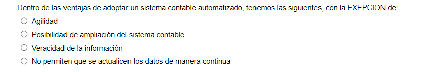 Dentro de las ventajas de adoptar un sistema contable automatizado, tenemos las