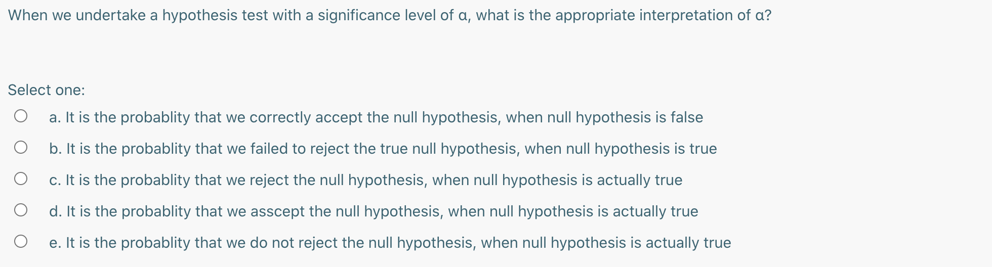 who took Econ 202 (population 1) and Stats 100 (population 2). You