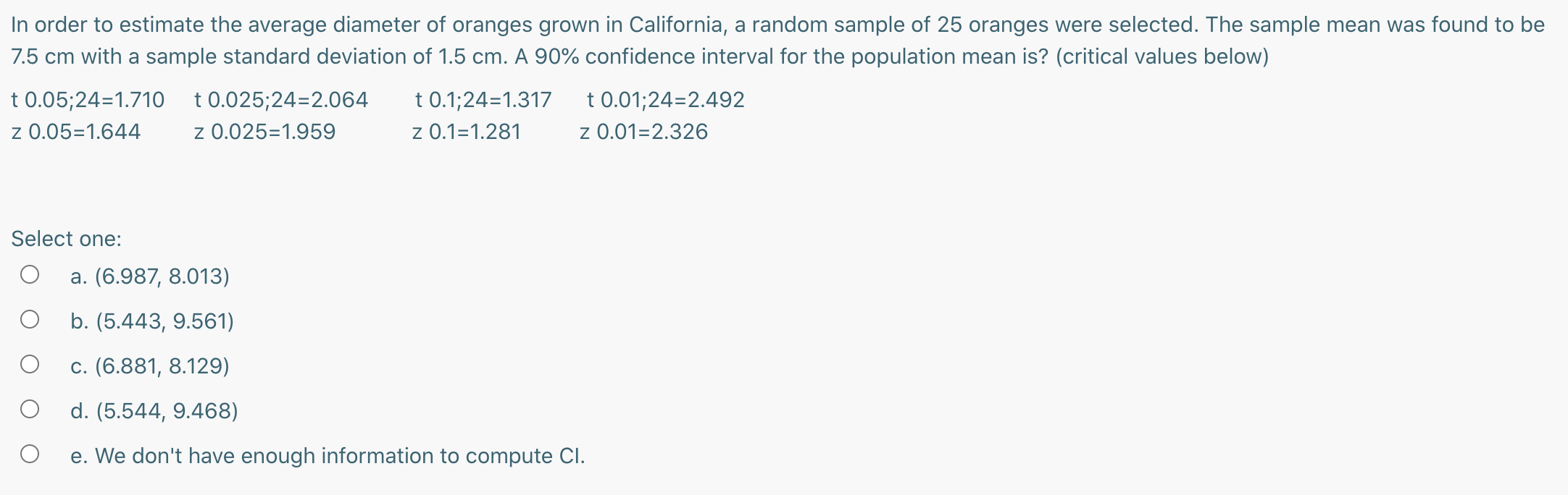randomly collect grades from 40 past Econ 202 students and 40 past