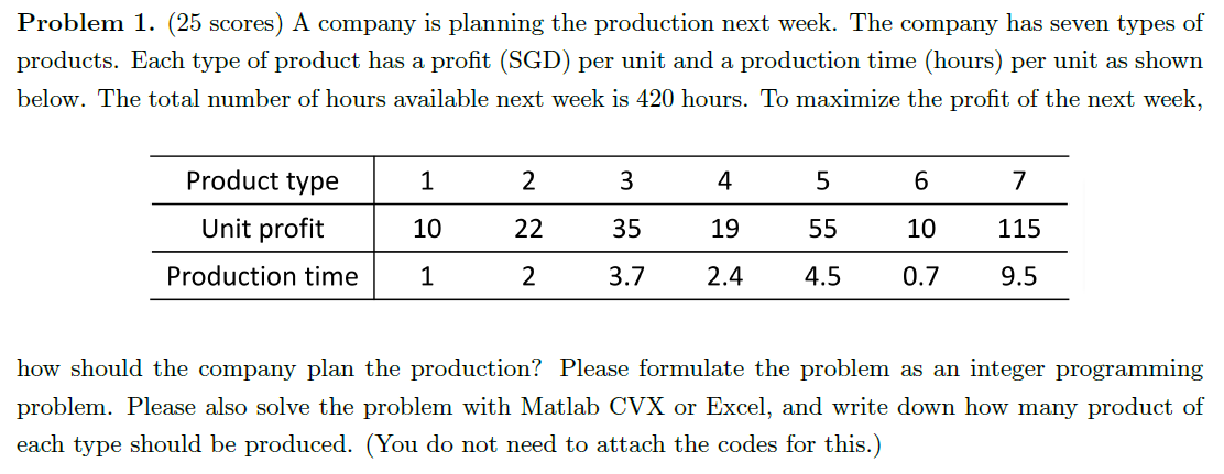 Please answer Problem 4 only , thanks ! Problem 1. (25 scores)