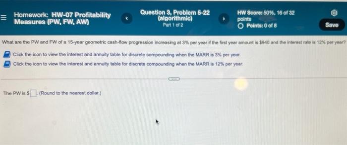 PLEASE ANSWER BOTH QUESTIONS!! I REALLY NEED HELP!! Homework: HW-07 Profitability Measures