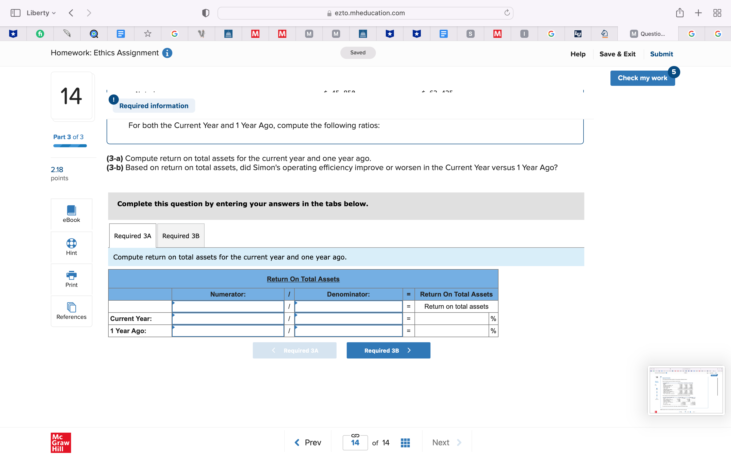$ 29.947 $ 27.884 Earnings per share $ 1-34 $ 1-72 (3-a)