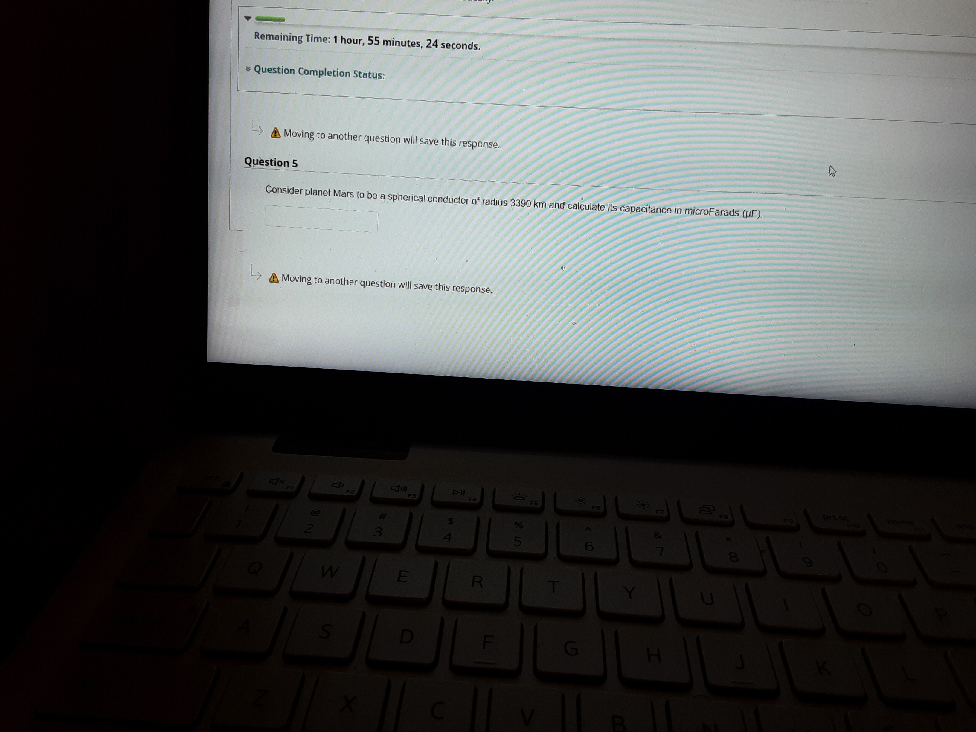 the figure below, C1 = 5.4 UF, C2 = 8.2 JF, C3